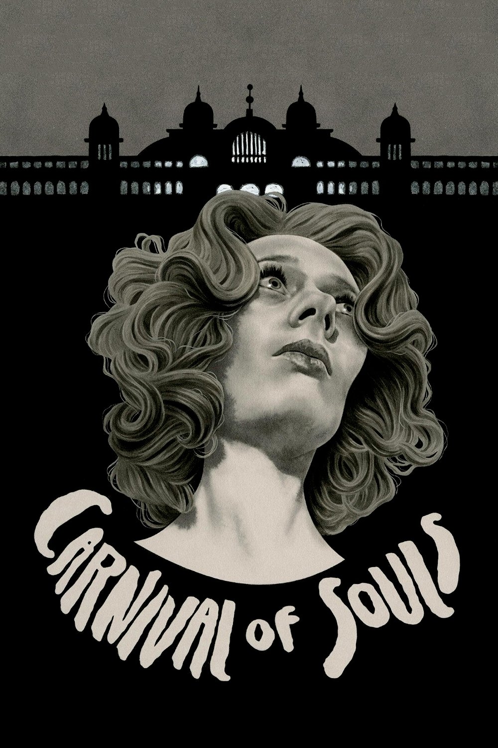 Theatrical poster artwork for the 1962 horror film Carnival of Souls