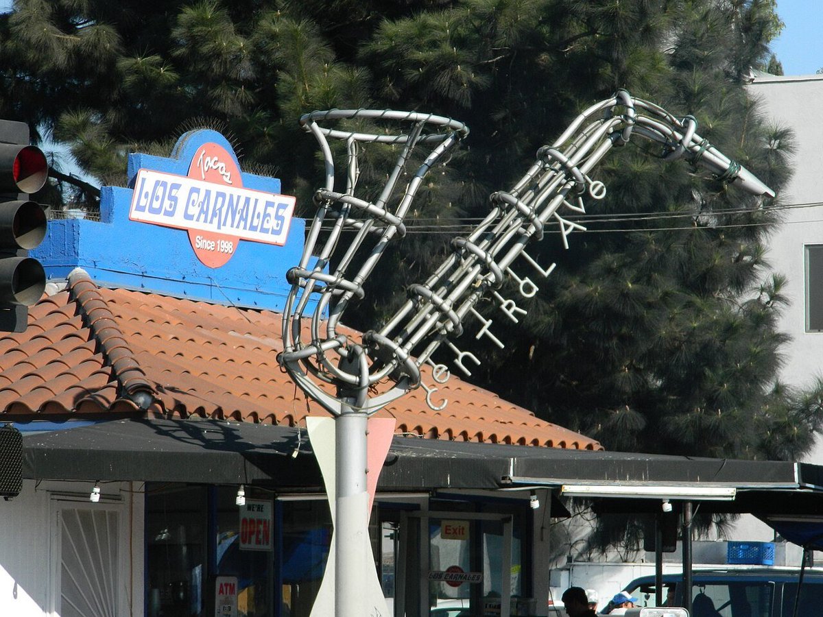 Historical jazz landmark marker on Central Avenue in Los Angeles, honoring the street's legacy as the heart of Black music culture in Southern California