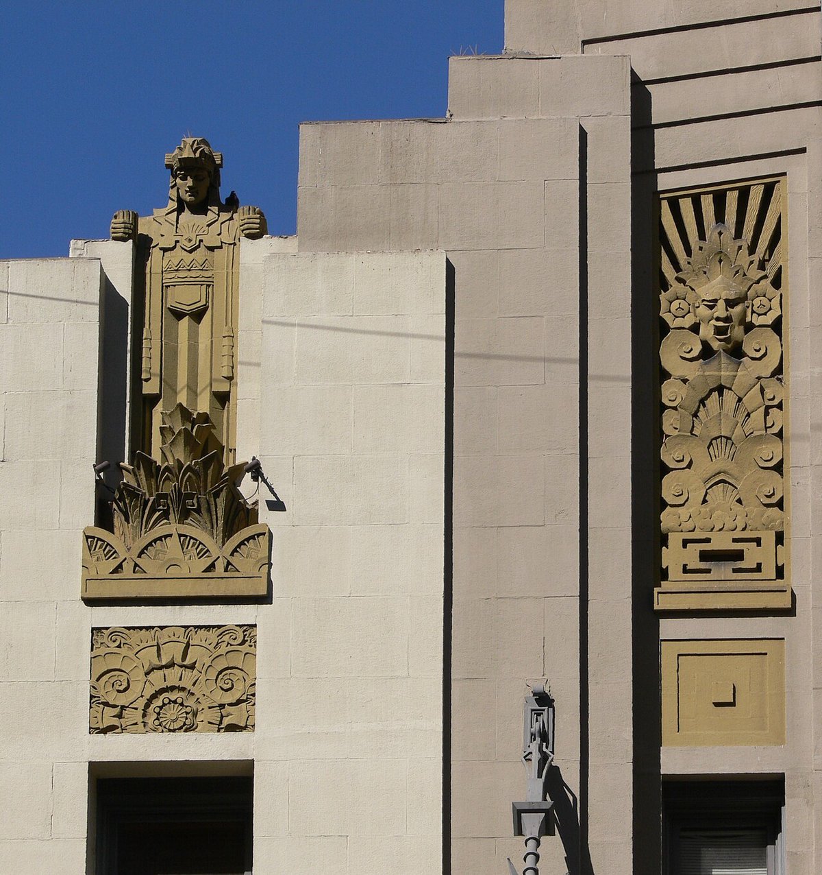 The ornate exterior of the Hollywood Pantages Theatre on Hollywood Boulevard
