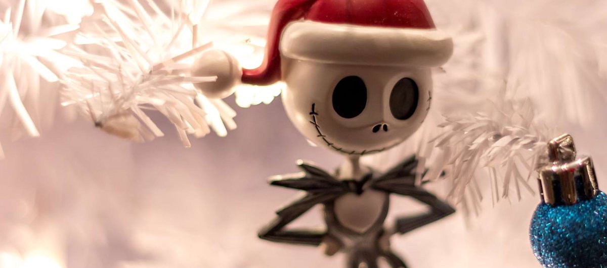 Jack Skellington and the cast of The Nightmare Before Christmas on the show's promotional artwork