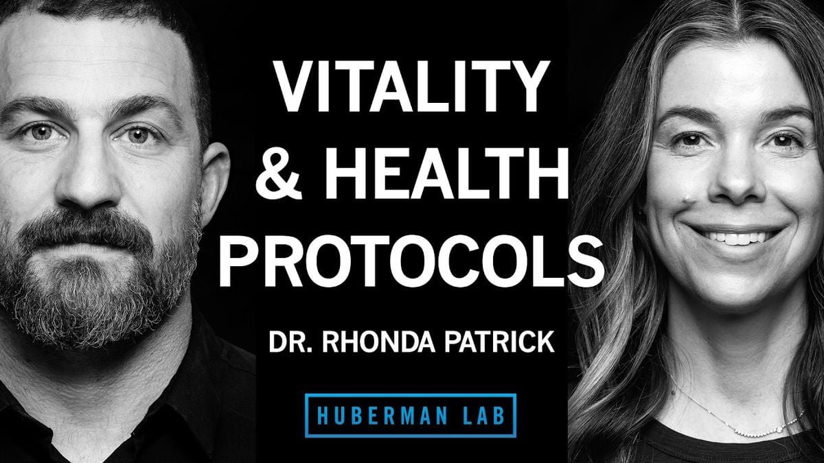Event banner for Protocols with Dr. Andrew Huberman at Dolby Theatre Hollywood
