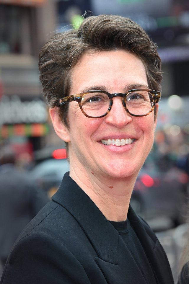 Portrait of Rachel Maddow smiling