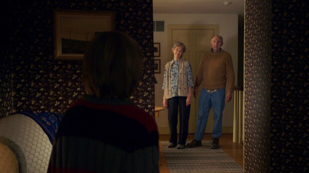Promotional artwork for the American Cinematheque double bill of The Visit and Trap