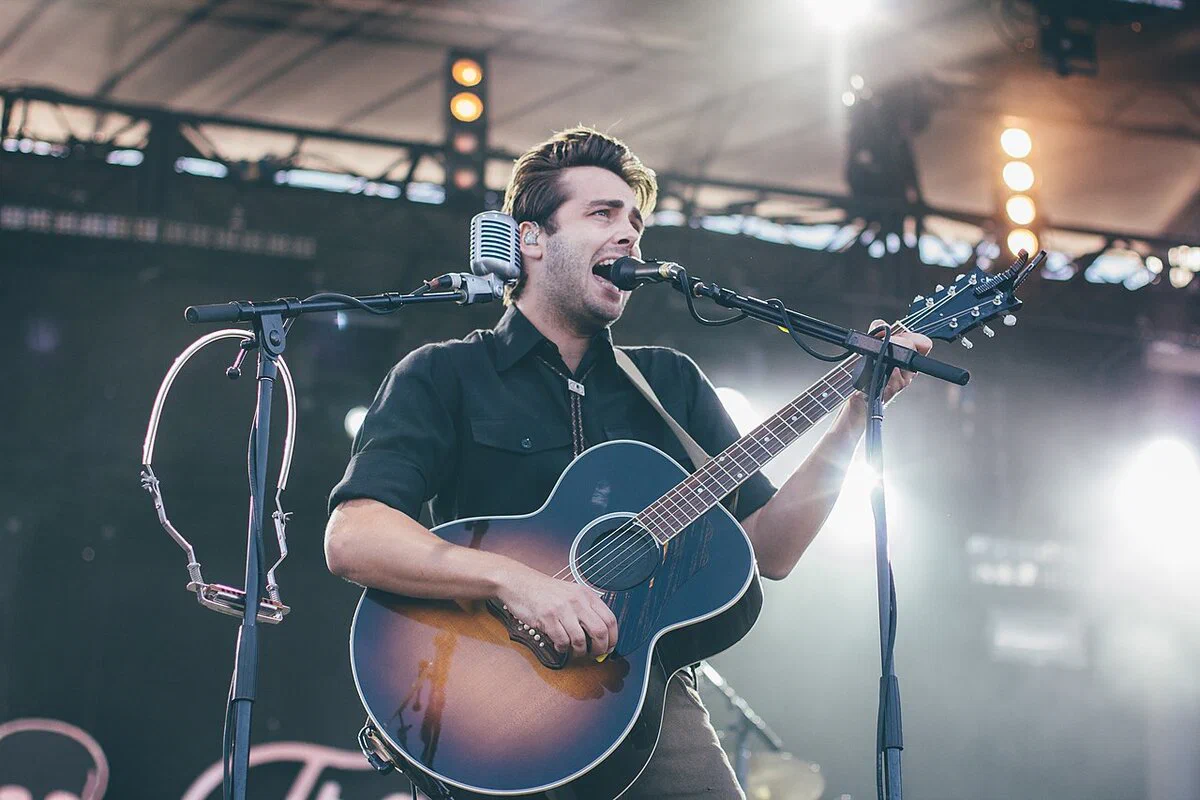 Photo of Lord Huron performing on stage