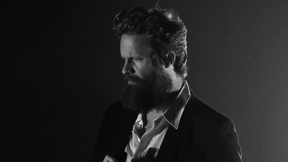 Father John Misty performing, promotional tour image used for his Fonda Theatre date