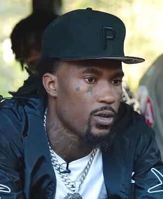 Portrait of rapper Hunxho