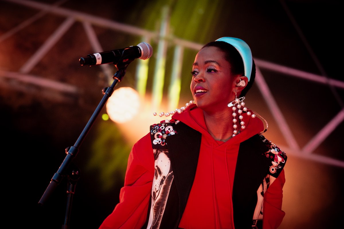 Lauryn Hill performing live at the Hollywood Bowl
