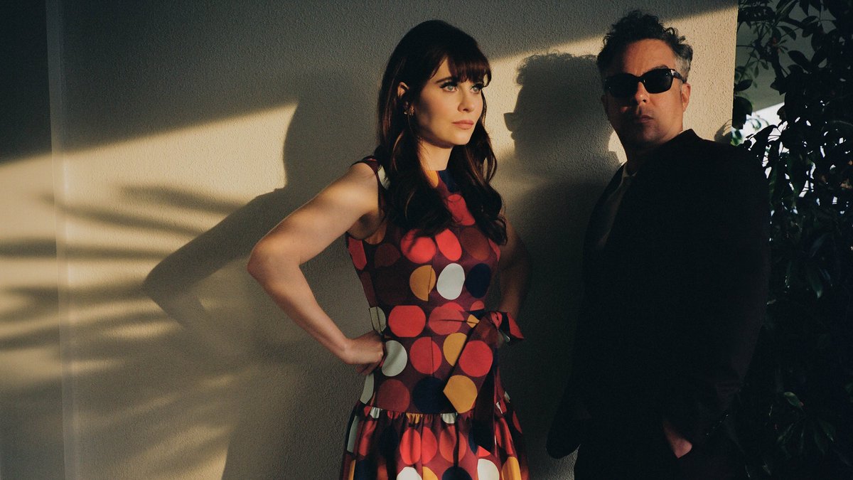 She & Him tour poster art for the Pump Up The Volumes Tour