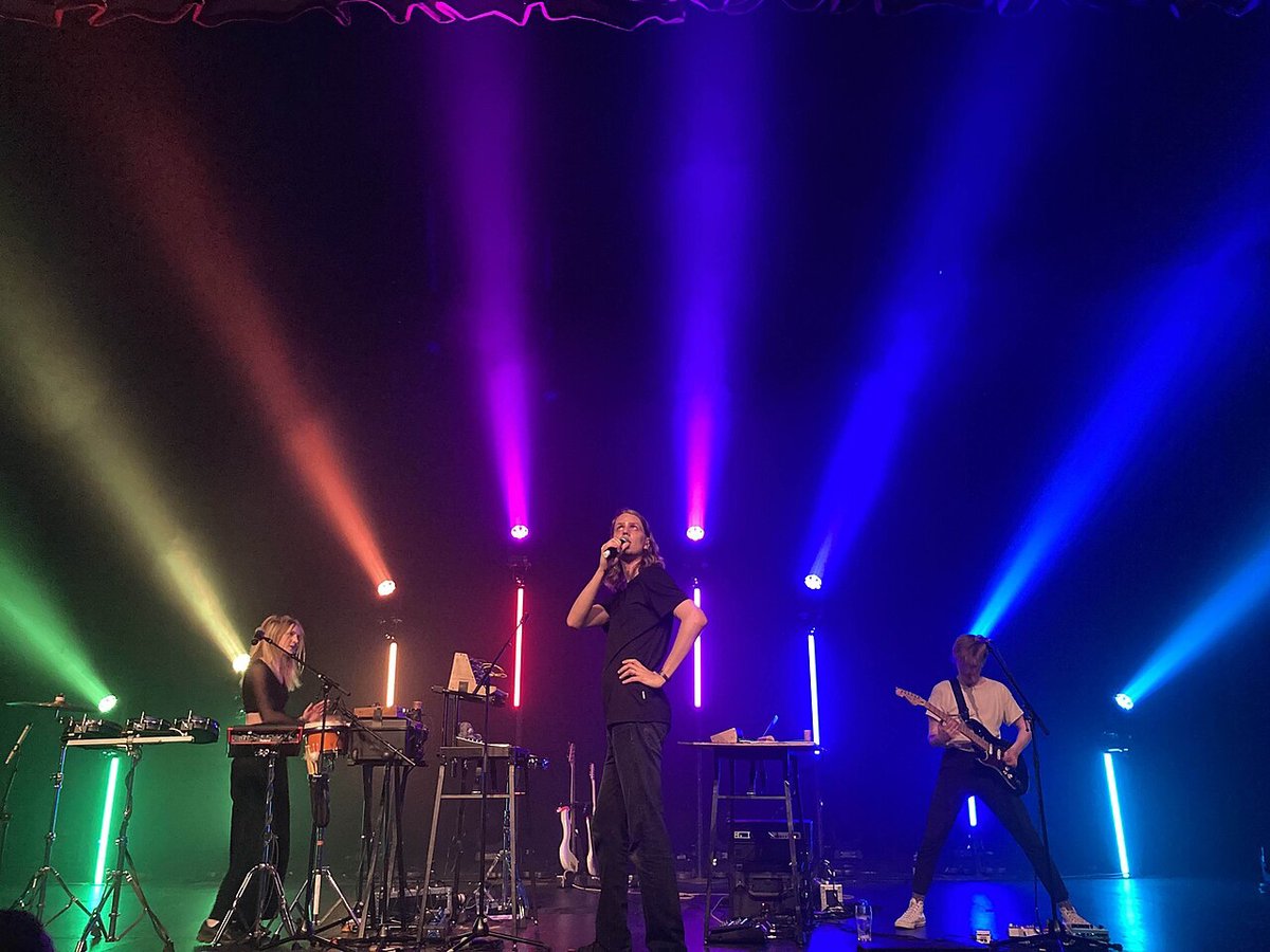 Daði Freyr performing on stage in 2022