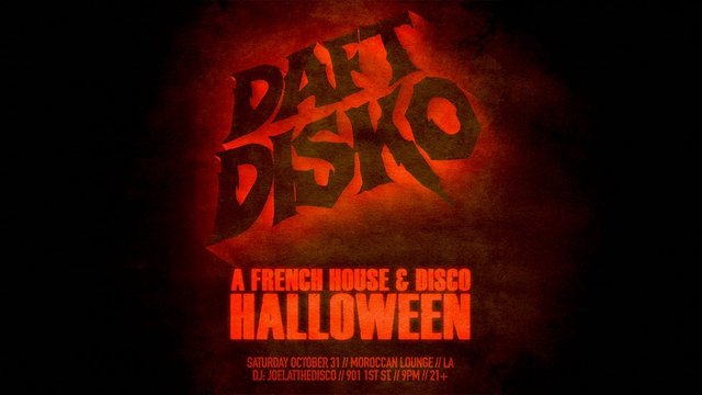 Promotional image for Daft Disko Halloween: A French House & Disco Party