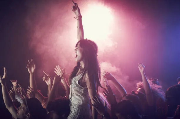 Generic EDM festival lighting and crowd (filler image for Global 360)