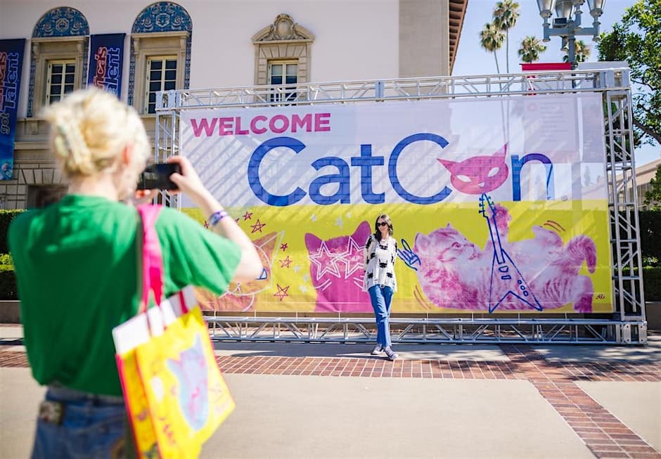 Promotional artwork for CatCon 2026, the cat-themed pop culture convention