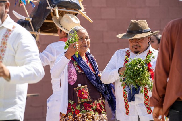 Colorful Oaxacan-style festival flyer for Mezcal Por Siempre Year Two at LA River Center & Gardens