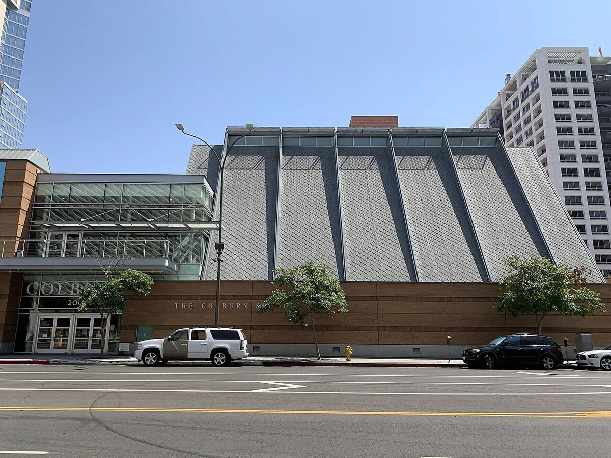 The Colburn School on Grand Avenue, the building that holds Zipper Concert Hall